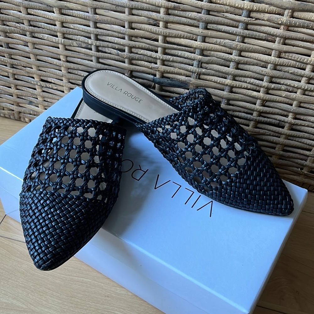 Villa Rouge Stacey Woven Mules